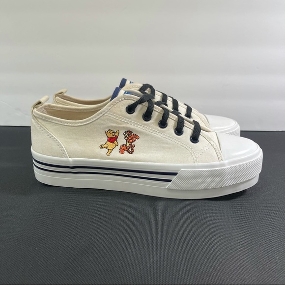 Disney Shoes - Disney Pooh and Tigger Platform Shoe.